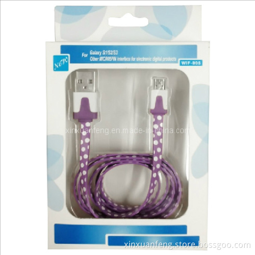 Spotty USB Cable for iPhone (XF-UC-021)